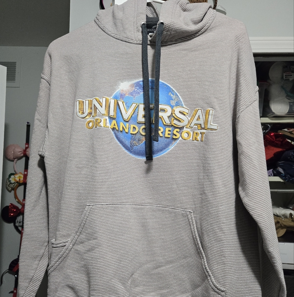 Universal Orlando Resort Hoodie Medium Gray